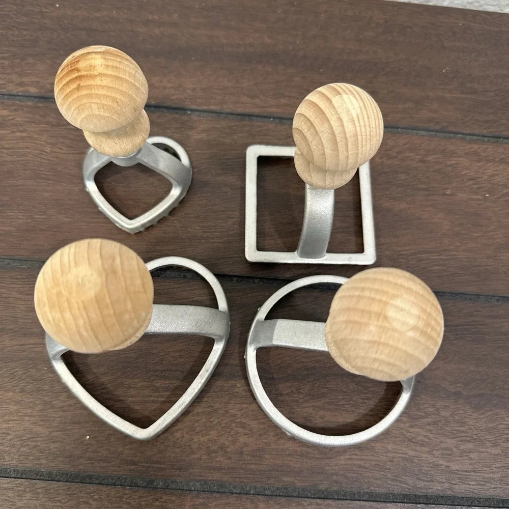 4Pack Ravioli Stamp and Ravioli Cutter, Pasta Cutter for Dumplings Made In Italy